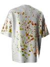 T-shirt with color splash white