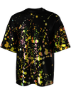 T-shirt with color splash black
