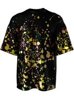 T-shirt with color splash black