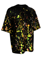 T-shirt with color splash black