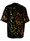 T-shirt with color splash black