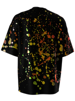T-shirt with color splash black