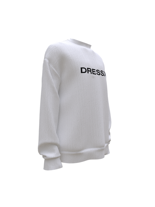 White Sweatshirt DRESSX