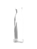 SEQUINED WHITE GOWN